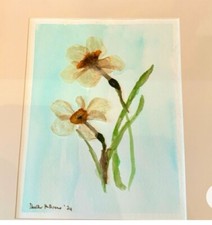 Set daffodil watercolors for sale  Tuscaloosa