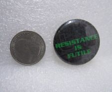 Resistance futile button for sale  Pelham