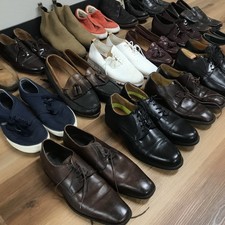 Lote 17 pares de sapatos sociais da moda revendedor atacado Frye Sperry UGG Allen Ed, usado comprar usado Lote 17 pares de sapatos sociais da moda revendedor atacado Frye Sperry UGG Allen Ed, usado comprar usado  Enviando para Brazil