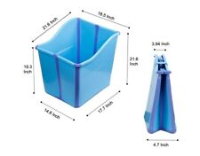 Incrível banheira portátil ótima para crianças - MÉDIO em tamanho e AZUL na cor comprar usado  Enviando para Brazil