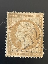 Timbre napoleon oblitération d'occasion  Rouen-