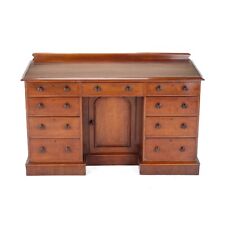 Victorian mahogany kneehole for sale  OTLEY