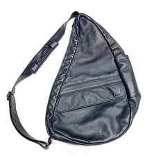 Usado, AMERIBAG Bolsa Traseira Saudável Couro Preto Clássica Mochila de Ombro EUA 19"  comprar usado  Enviando para Brazil