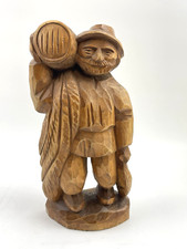 Holzfigur fassträger handgesc gebraucht kaufen  Gütersloh