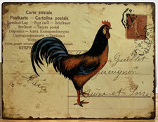 Metal sign rooster for sale  Fresno