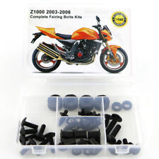 Kit completo de parafusos de fixação de corpo de carenagem preto ajuste para Kawasaki Z1000 2003-2006 comprar usado  Enviando para Brazil
