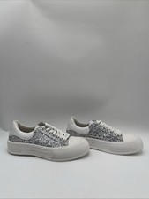 Tênis Feminino Alexander McQueen Prata Glitter Plimsoll Tamanho 41 comprar usado  Enviando para Brazil