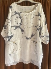 Blue white lagenlook for sale  PRENTON