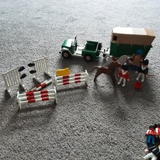 Playmobil jeep equestrian for sale  LEEDS