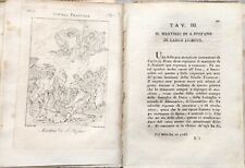 1816 incisione martirio usato  Magenta