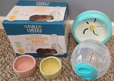 LOTE Silent Hamster Wheel 7 polegadas bola de exercício dispensador de água tigela de comida  comprar usado  Enviando para Brazil