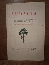 Audacia scritti discorsi usato  Roma