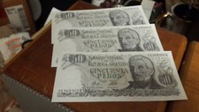 Lot billets pesos d'occasion  Senones