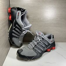Tênis de corrida Nike Shox NZ masculino 9 cinza vermelho preto 2011 378341-039 comprar usado  Enviando para Brazil