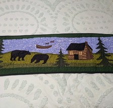 Donna Sharp Bear River Cabin par de válvulas de janela acolchoadas bolso vara de algodão  comprar usado  Enviando para Brazil