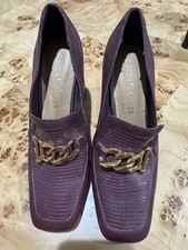 Mocassim Gibson Latimer Wine feminino salto 8 blocos couro corrente dourada  comprar usado Mocassim Gibson Latimer Wine feminino salto 8 blocos couro corrente dourada  comprar usado  Enviando para Brazil