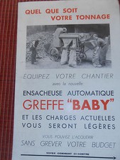 Dépliant agricole ensacheuse d'occasion  Vesoul