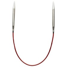 Agulhas de tricô circulares fixas de aço vermelho ChiaoGoo metal 23cm 30cm todos os tamanhos comprar usado  Enviando para Brazil