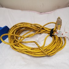 Cabo de extensão elétrico amarelo resistente LOTE-341, usado comprar usado  Enviando para Brazil