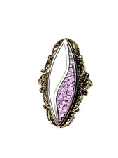 Silver tone crushed for sale  Victoria