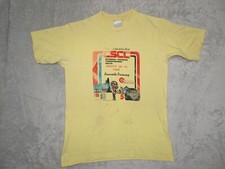 Camiseta Vintage S/Stch 1986 CSCC SCCA Racing Riverside Raceway Amarela Média comprar usado  Enviando para Brazil