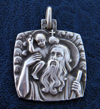 Belle médaille religieuse d'occasion  Pont-Évêque