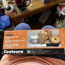 Usado, Conjunto de contornos de facas Oneida Bagel comprar usado Usado, Conjunto de contornos de facas Oneida Bagel comprar usado  Enviando para Brazil