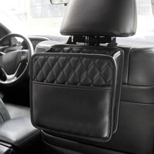 1x Bolsa de almacenamiento interior de cuero para automóvil Organizador Caja Asiento Montaje Accesorios colgantes segunda mano  Embacar hacia Mexico