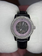 Relógio esqueleto automático feminino Anne Klein moldura de cristal, destaque rosa GR8! comprar usado Relógio esqueleto automático feminino Anne Klein moldura de cristal, destaque rosa GR8! comprar usado  Enviando para Brazil