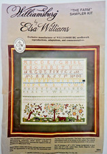 Williamsburg por Elsa Williams The Farm Sampler Kit #29005 - Pkg aberto por favor leia comprar usado  Enviando para Brazil