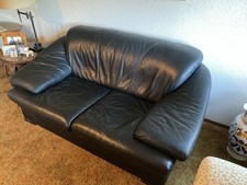 Dania black leather for sale  Kent