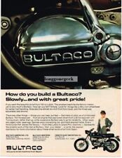 1968 Bultaco 100cc Lobito motocicleta anúncio vintage  comprar usado  Enviando para Brazil