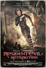 RESIDENT EVIL: RETRIBUTION pôster original do filme 1 folha 2012 rolou estilo B comprar usado  Enviando para Brazil