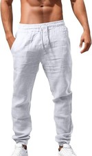 Pantaloni lino uomo usato  Anzio