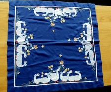 Vintage appliquéd tablecloth for sale  SCUNTHORPE