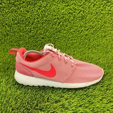 Tênis de corrida esportivo Nike Roshe Run feminino tamanho 11 rosa branco comprar usado  Enviando para Brazil