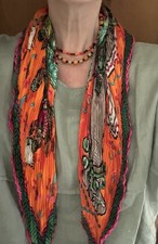 Hermes pleated carre for sale  WARMINSTER