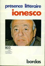Ionesco présence littéraire d'occasion  Gap