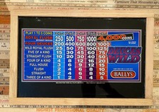 Framed video poker for sale  Savage