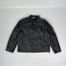 Jaqueta Stone Island SS01 2001 Vintage Masculina Papel Poli Preta Tamanho GG comprar usado  Enviando para Brazil