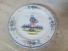 Assiette quimper paysanne d'occasion  Montbrison