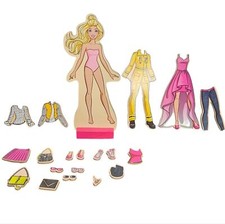 Barbie magnetic wooden for sale  Peyton
