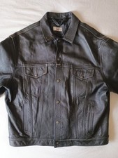 Levis leather trucker for sale  LEEDS