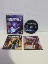 inFamous 2 Sony PlayStation 3 PS3 2011 CIB completo com manual e CÓDIGO NÃO USADO comprar usado  Enviando para Brazil