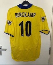 Camisa de futebol Nike Arsenal 03/04 Away Bergkamp 10 , usado comprar usado  Enviando para Brazil