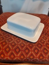 Schlichte weiße butterdose gebraucht kaufen  Rodenberg