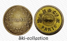 Botão - Corpo de Alfândega Militar. França, por volta de 1900. 20 mm comprar usado  Enviando para Brazil