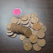Moedas de 50 centavos circuladas rolo de trigo 1948 D Lincoln comprar usado  Enviando para Brazil