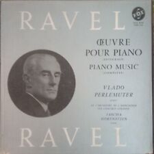 VOX BOX 410 *FRENCH PRESSINGS* RAVEL COMPLETE PIANO MUSIC *VLADO PERLEMUTER* comprar usado  Enviando para Brazil