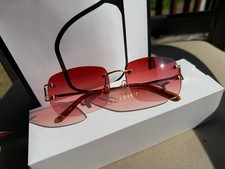 Cartier rectangular rimless for sale  Grand Rapids